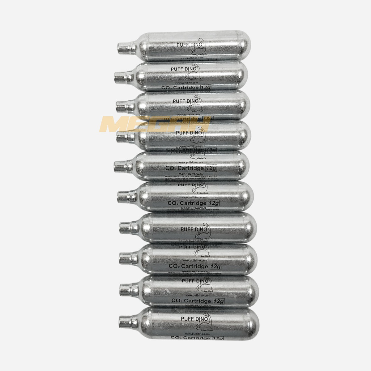 PUFFDINO CO2 CARTRIDGE ISI 10