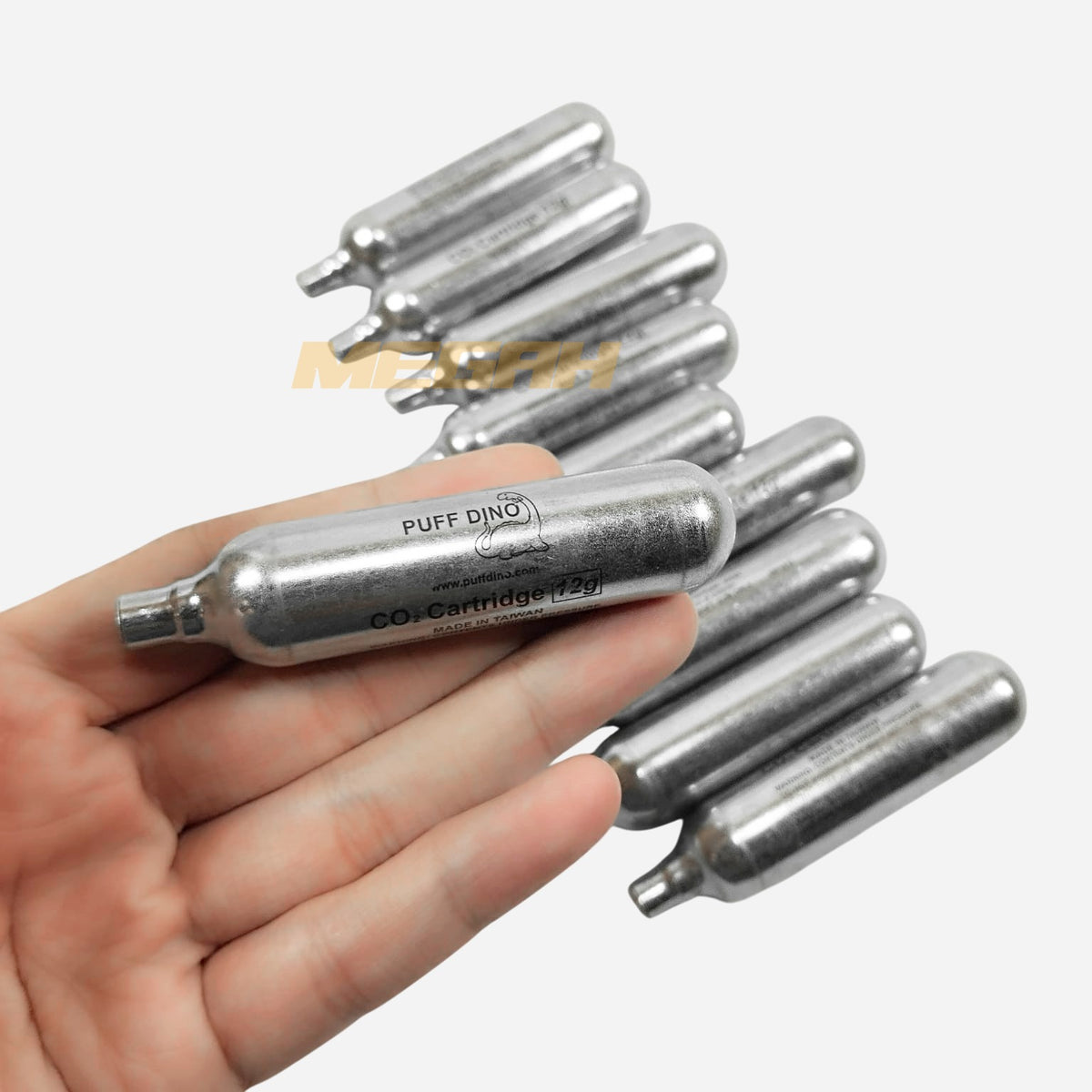 PUFFDINO CO2 CARTRIDGE ISI 10
