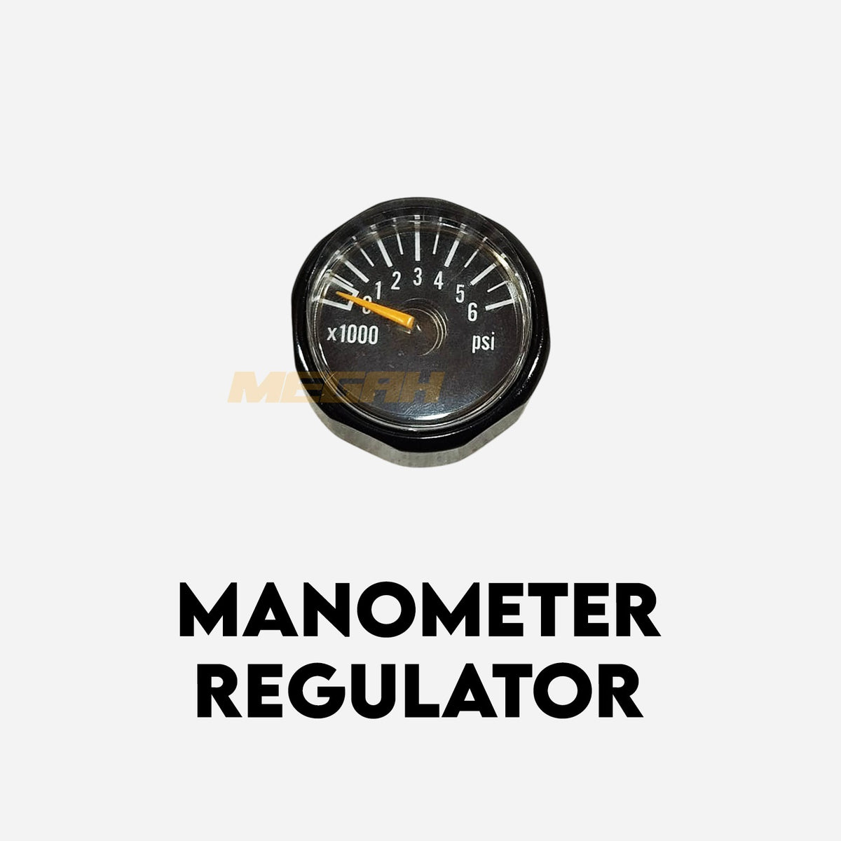MANOMETER REGULATOR 6000 PSI Gambar utama produk