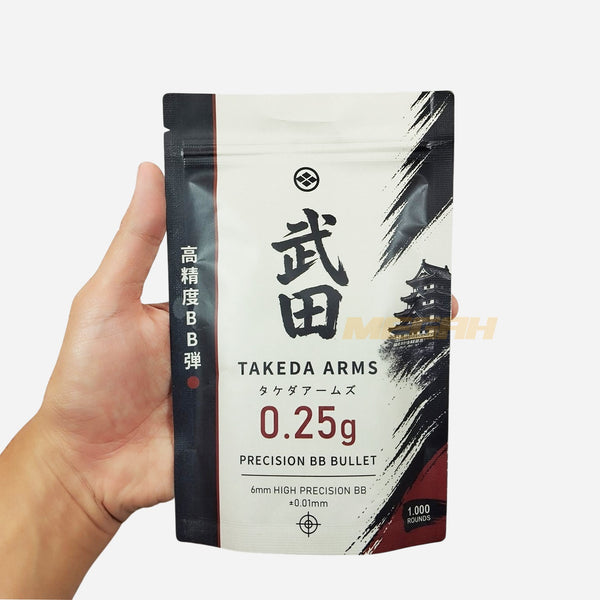 BB TAKEDA ARMS 6MM 1000PCS 0,25G