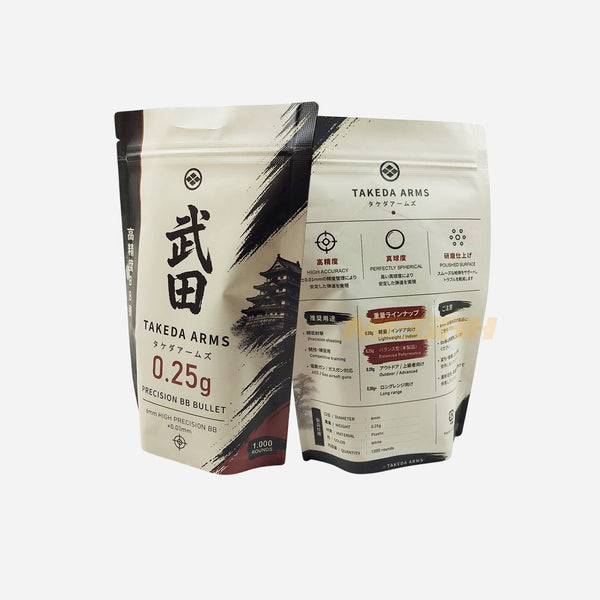 BB TAKEDA ARMS 6MM 1000PCS 0,25G