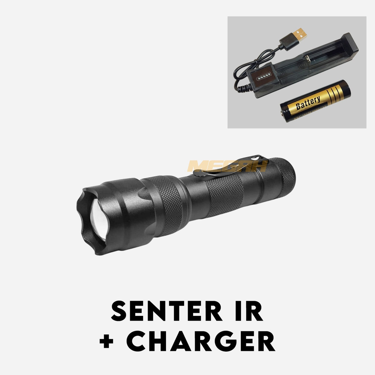 SENTER IR INFRARED / INFRA MERAH NIGHT VISION DAN CHARGER Gambar utama produk