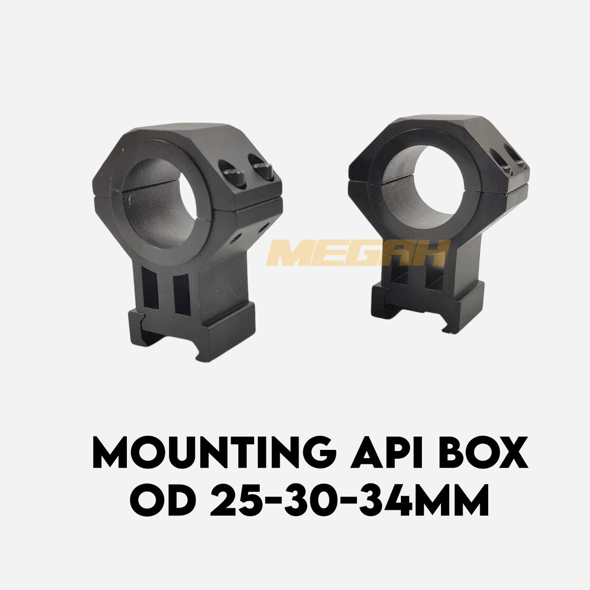 RING MOUNTING PICATINNY DOUBLE BAUT OD 25-34