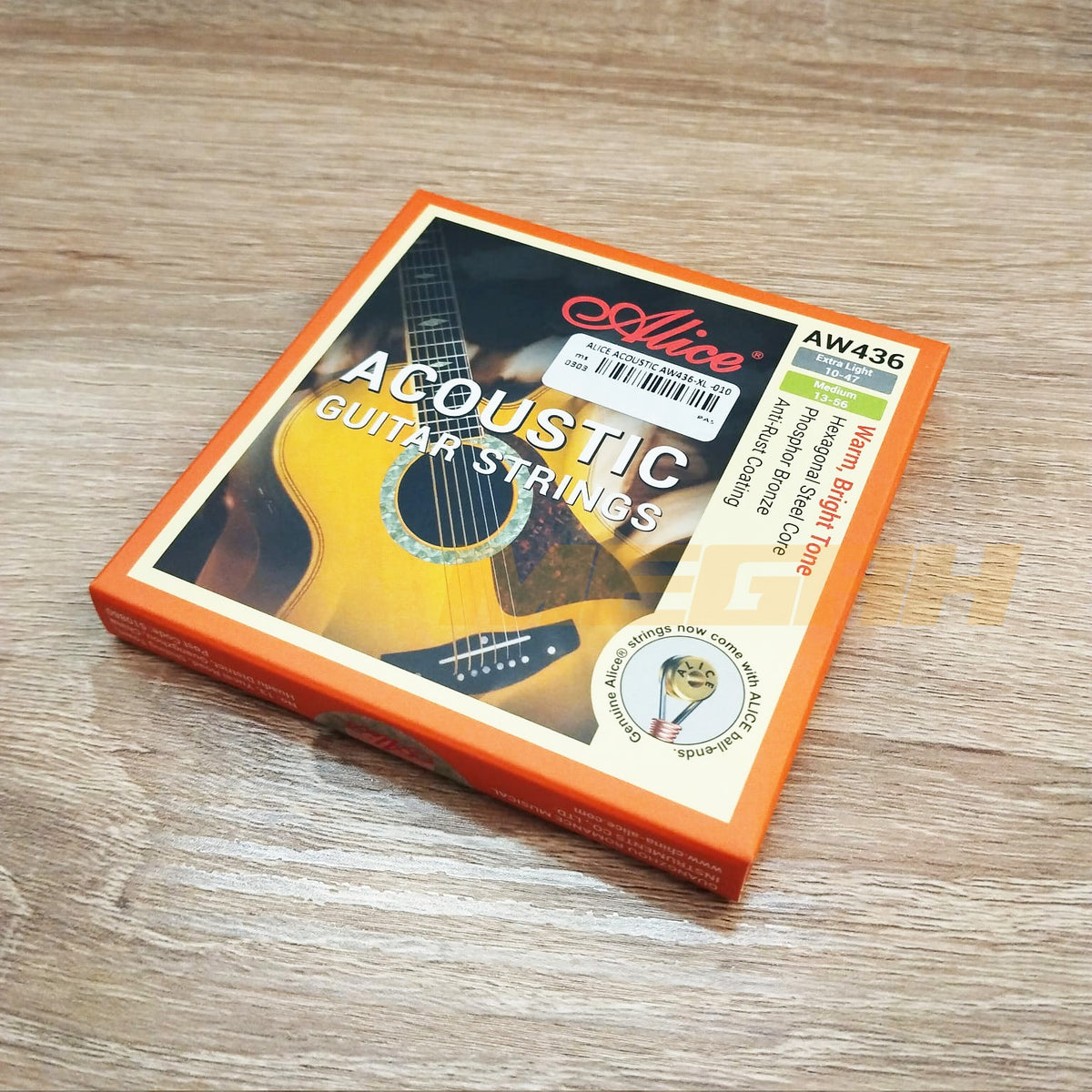 SENAR GITAR ACCOUSTIC ALICE AW436 ORIGINAL (SG193) Gambar utama produk