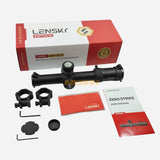 TELESKOP LENSKY 1.2-6x24 IR FFP ZERO STOP
