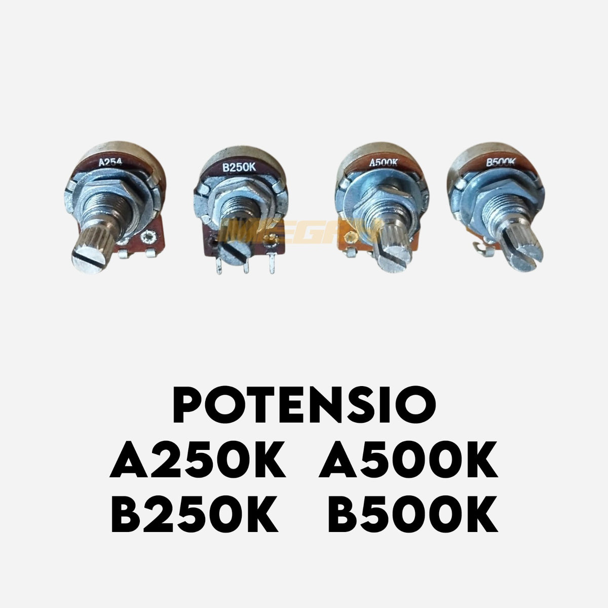 POTENSIO A250K A500K B250K B500K Gambar utama produk