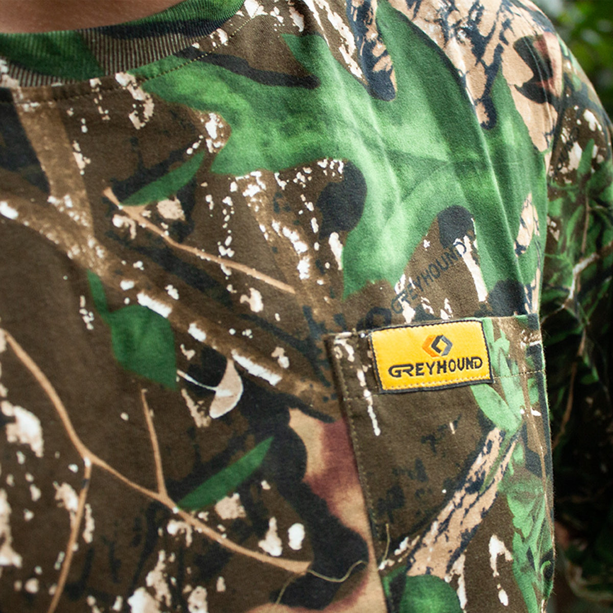 GREYHOUND T-SHIRT CAMOU TANGAN PANJANG