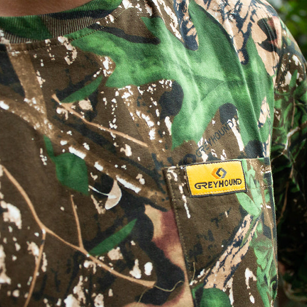 GREYHOUND T-SHIRT CAMOU TANGAN PANJANG