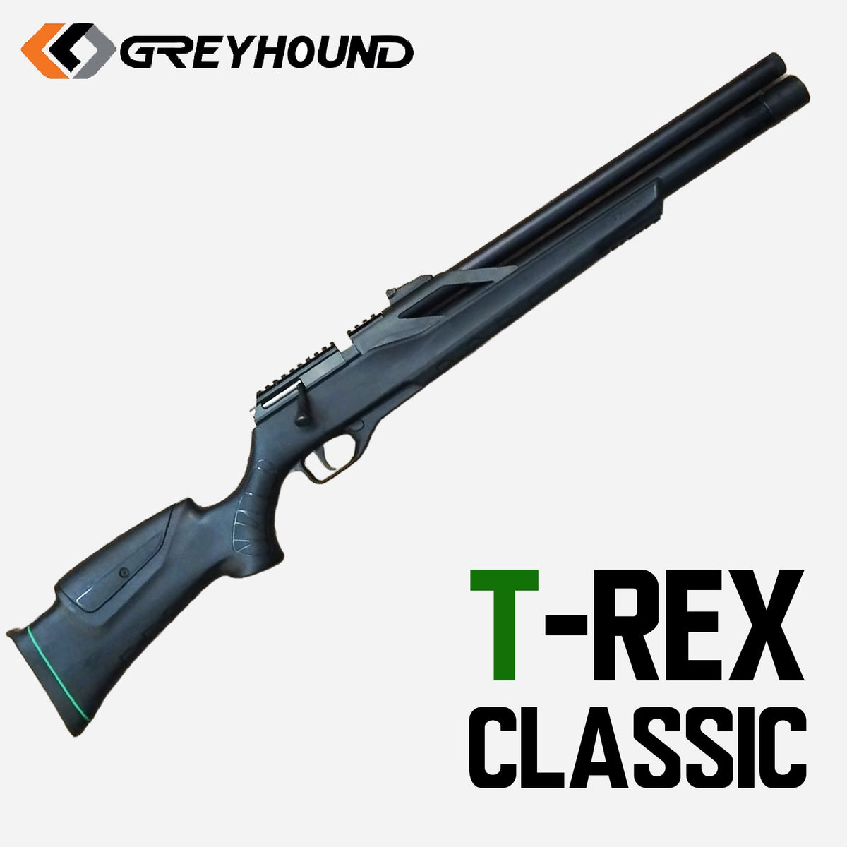 SENAPAN ANGIN GREYHOUND T-REX CLASSIC + DRAT PEREDAM Gambar utama produk
