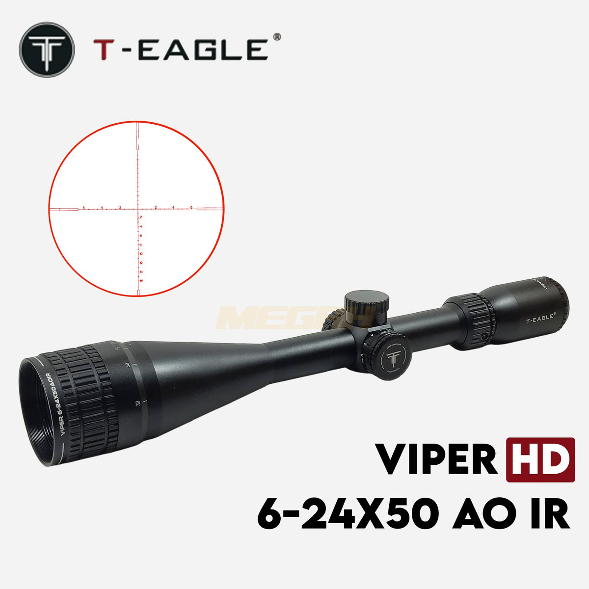 TELESKOP T-EAGLE VIPER HD 6-24X50 AO IR Gambar utama produk