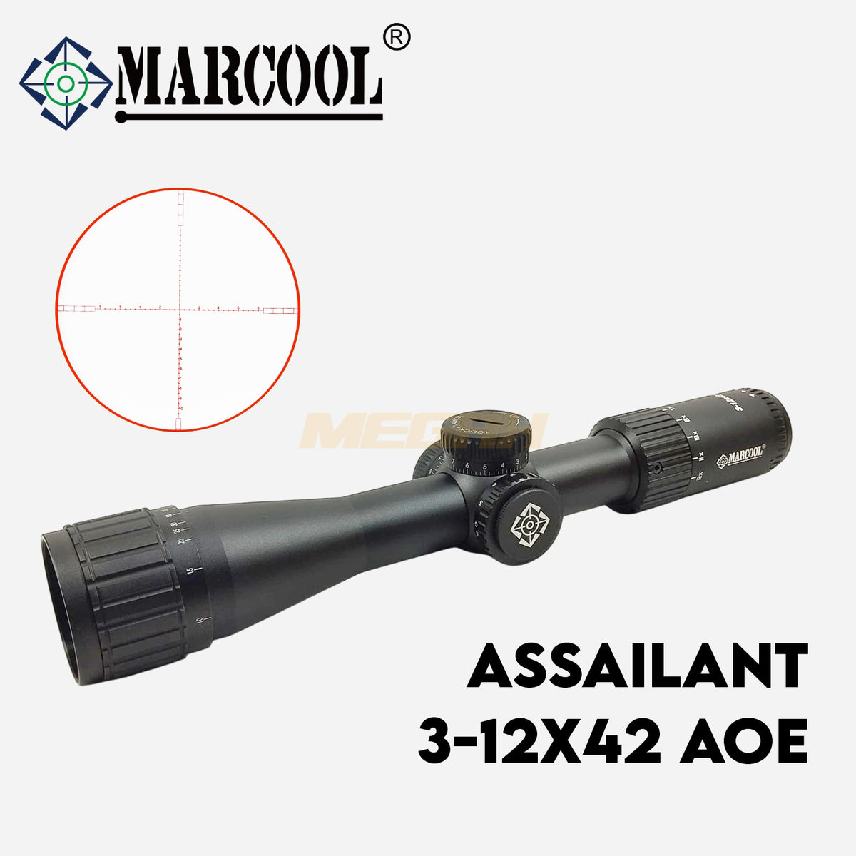 TELESKOP MARCOOL ASSAILANT 3-12x42 AOE