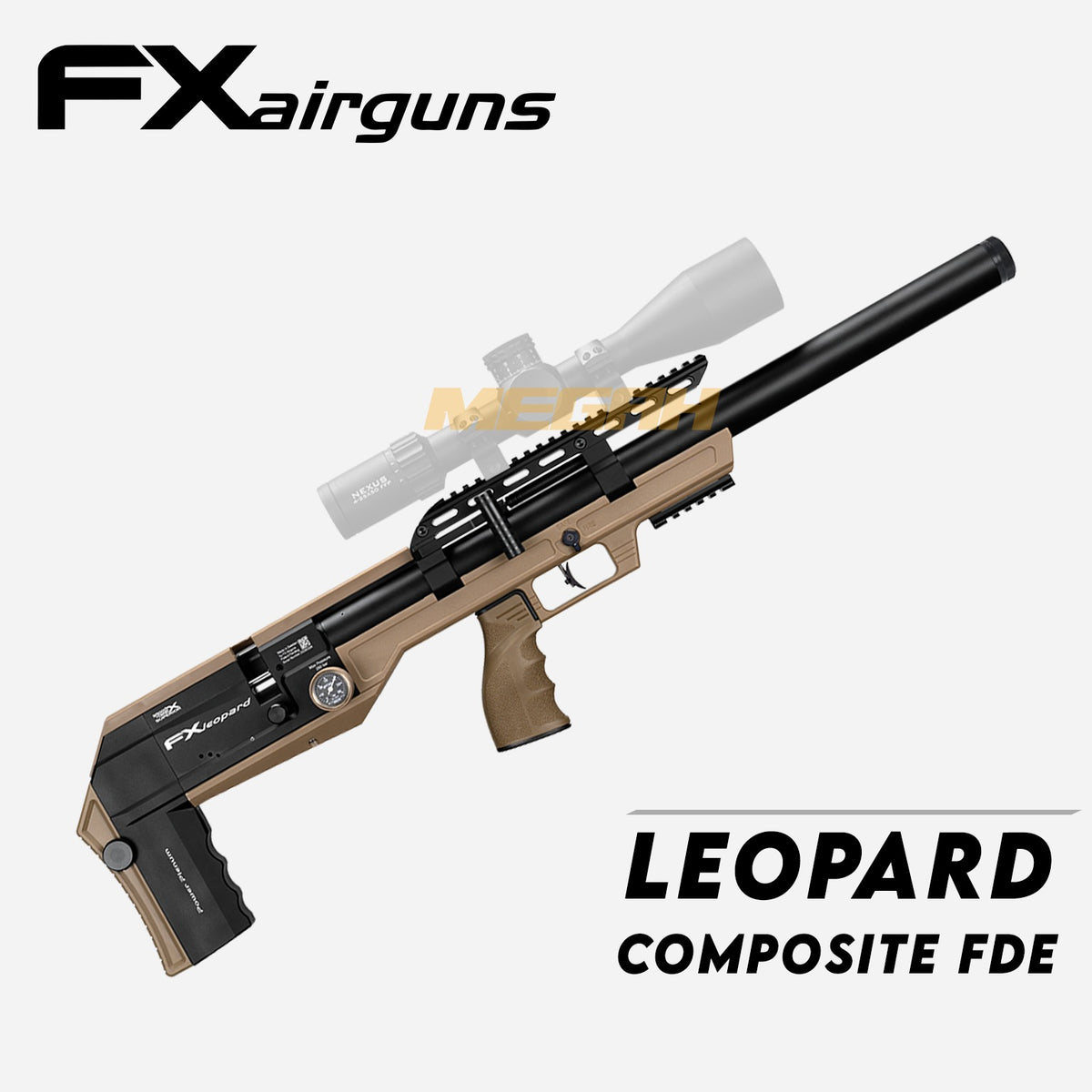 SENAPAN ANGIN FX AIRGUNS LEOPARD COMPOSITE FDE