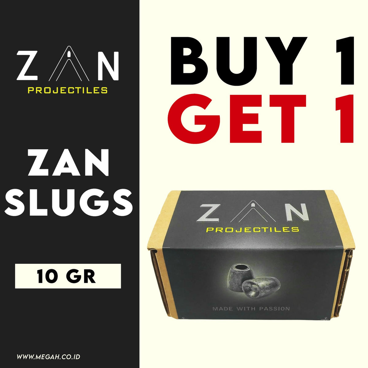 ZAN SLUGS 10 GR BELI 1 GRATIS 1 Gambar utama produk