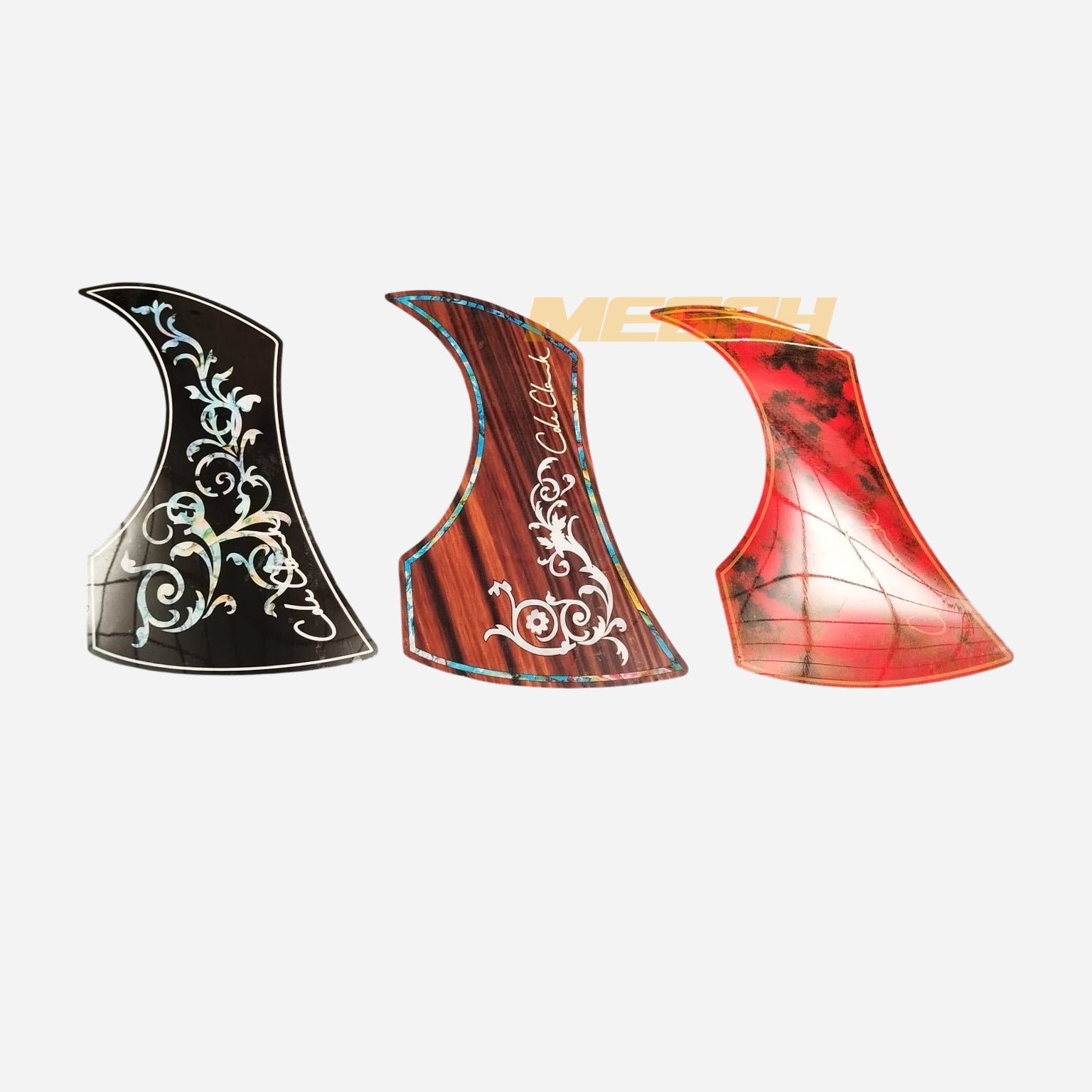 PICKGUARD GITAR AKUSTIK MODEL COLE CLARK (BESKEMER) Gambar sekunder produk