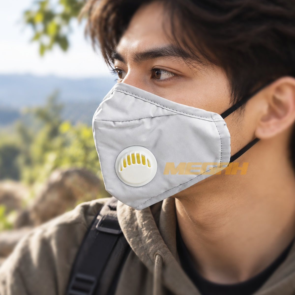 PROMO ISI 5 MASKER VENTILATOR 100% KATUN DENGAN 2 PCS FILTER IMPORT