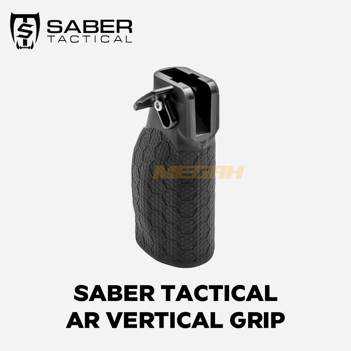 SABER TACTICAL RUBBER CHASSIS STYLE VERTICAL GRIP ST0050