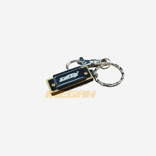 MINI HARMONICA EAST STOP 4 HOLES KEYCHAIN