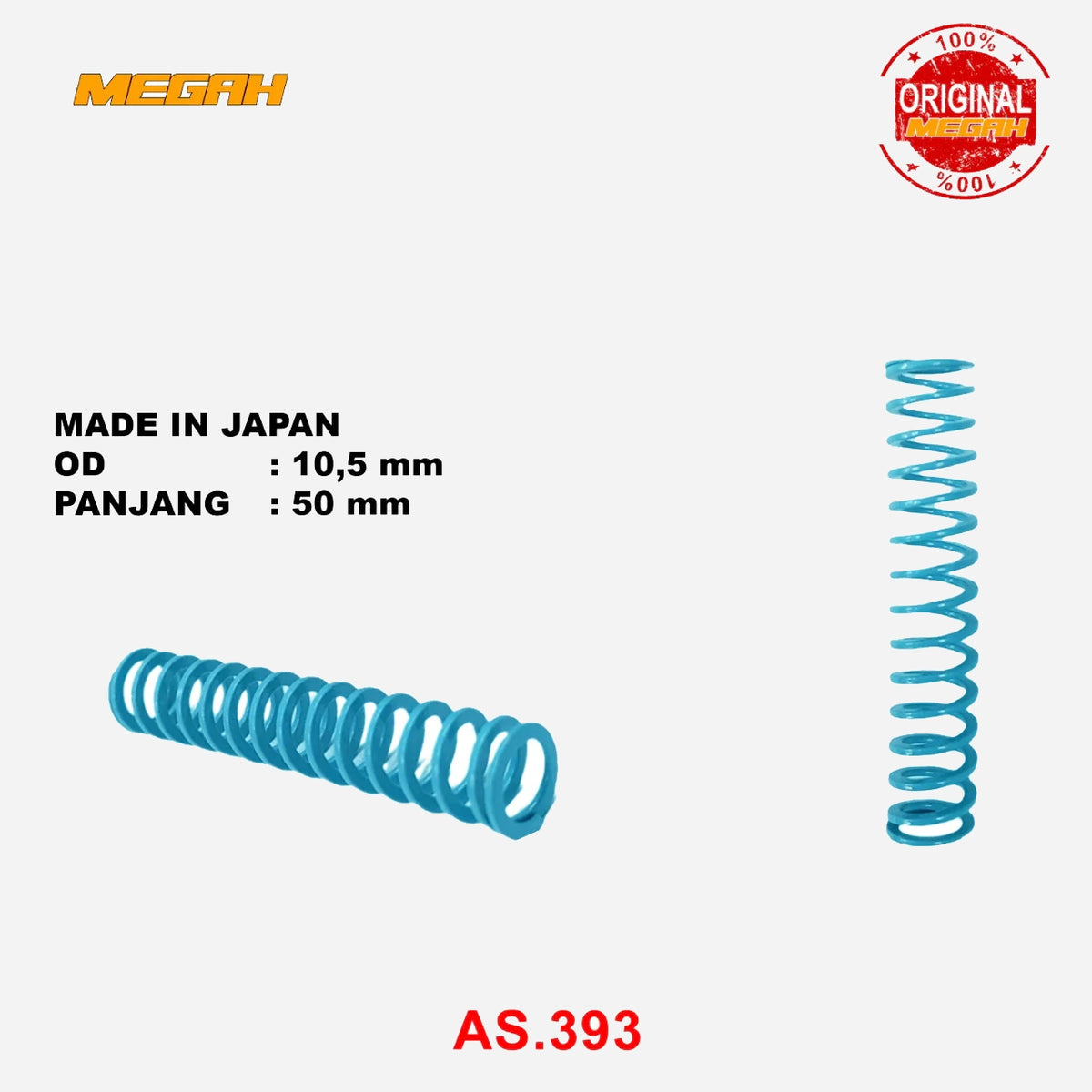 PER MISUMI BIRU OD 10,5MM - 50MM ORIGINAL Gambar utama produk