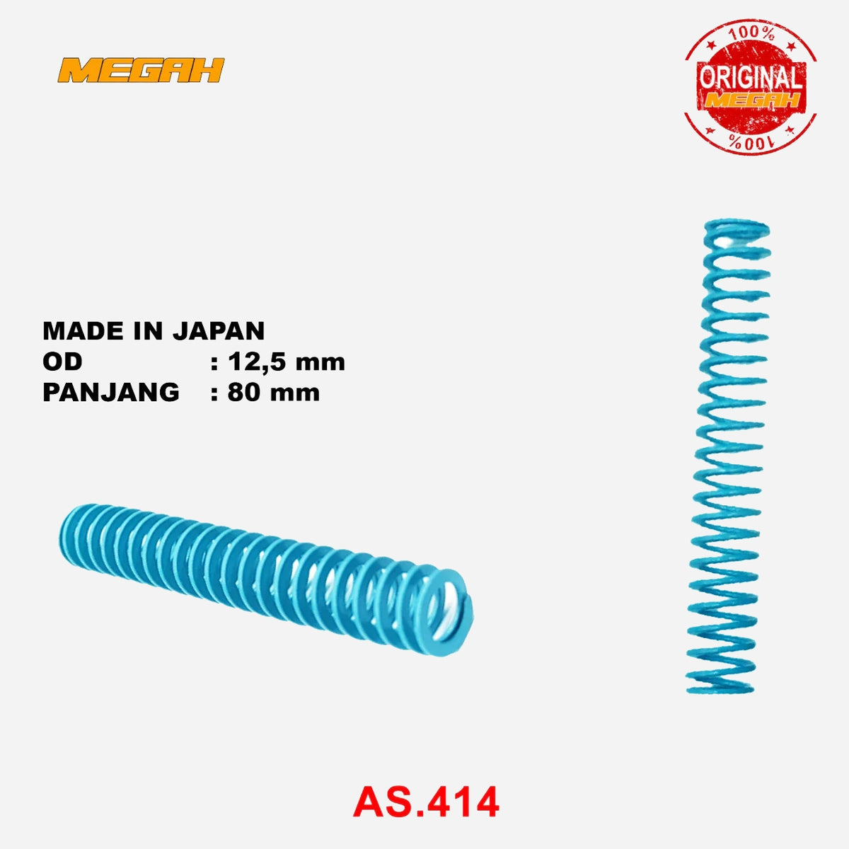 PER MISUMI BIRU OD 12,5MM - 80MM ORIGINAL Gambar utama produk