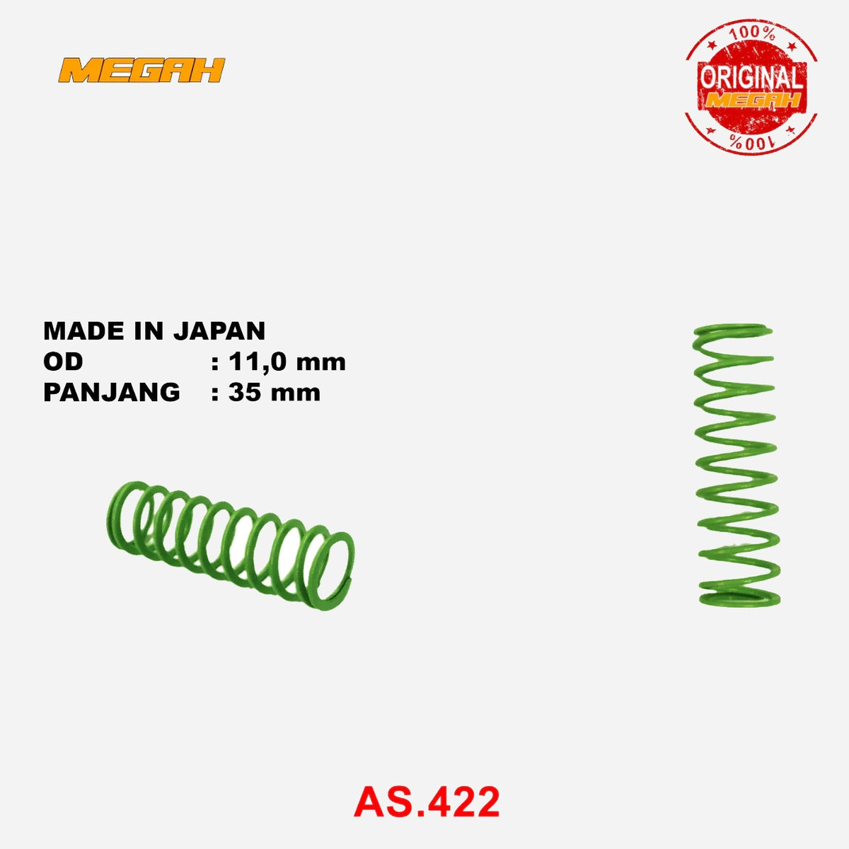 PER MISUMI HIJAU OD 11 MM - 35MM ORIGINAL Gambar utama produk
