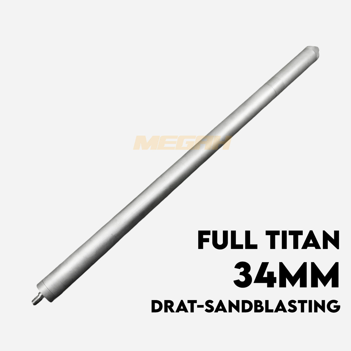 TABUNG ANGIN TITANIUM 34MM DRAT-SANDBLASTING Gambar utama produk