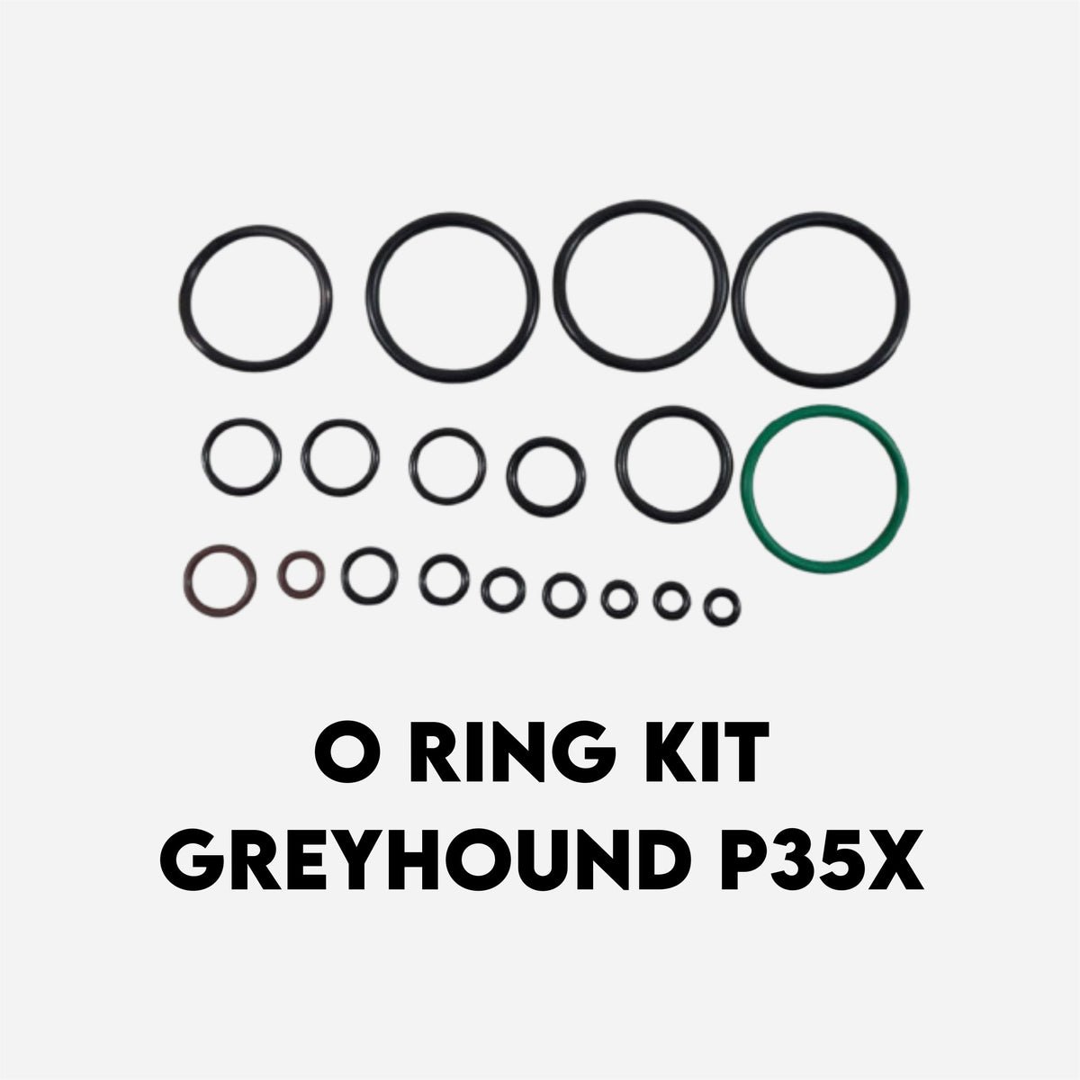SPAREPART O RING KIT GREYHOUND P35X & P35X-TB