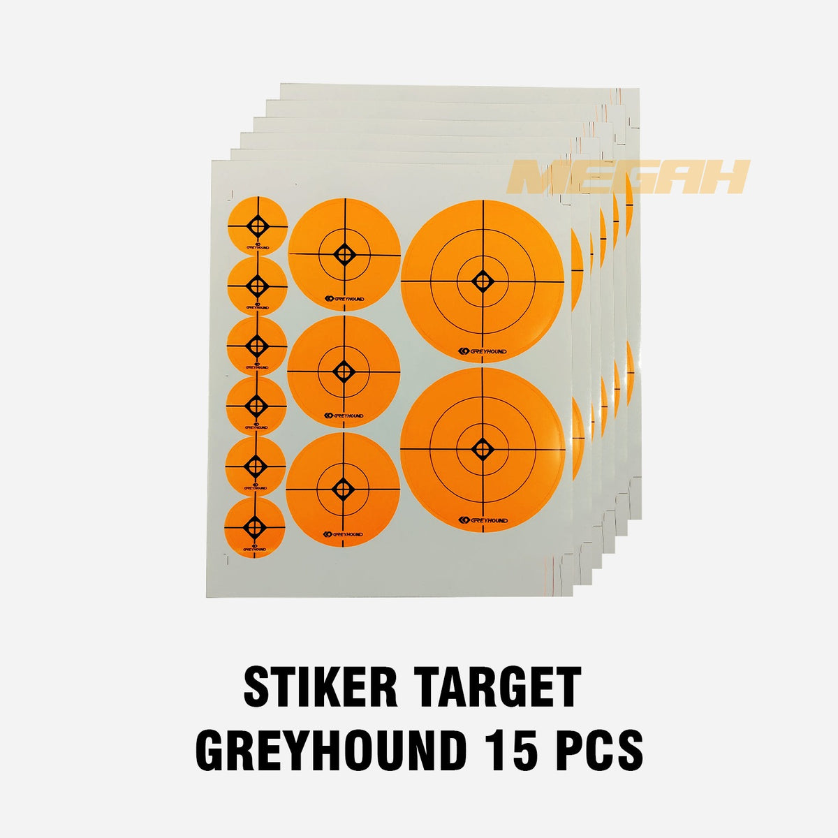 STICKER TARGET GREYHOUND 15PCS Gambar utama produk