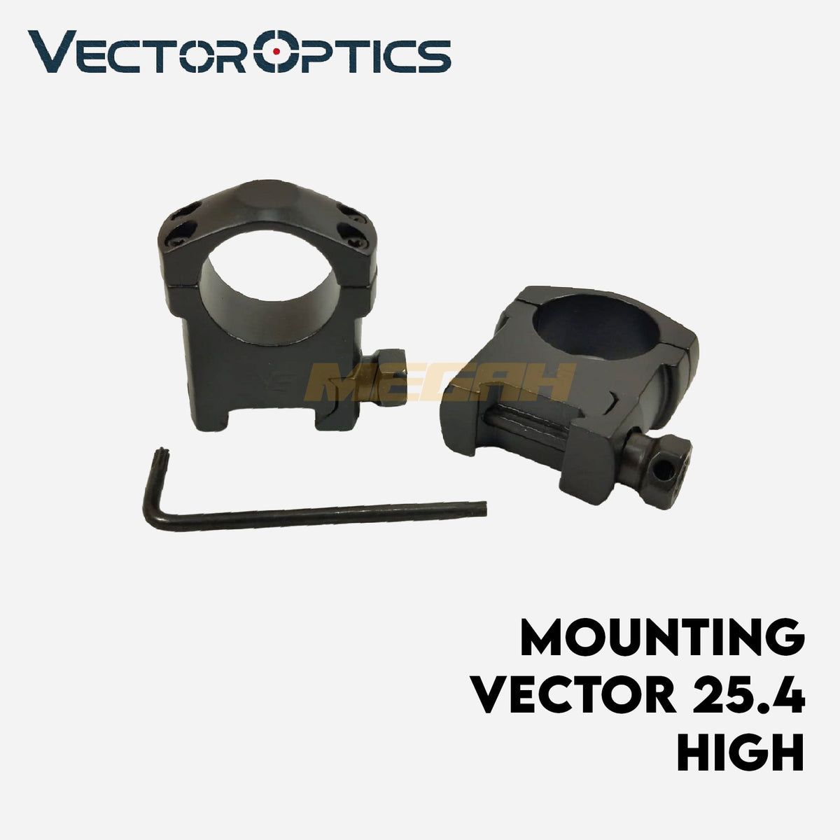 MOUNTING VECTOR OPTICS 5/8 OD 25MM PICATINNY Gambar utama produk