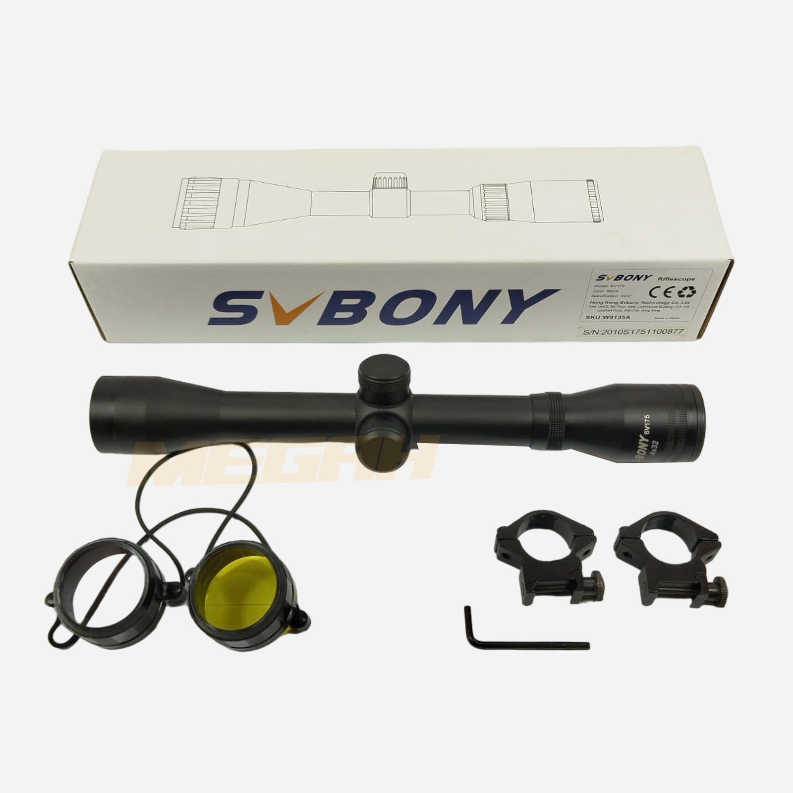 SVBONY SV175 RIFLE SCOPE 4x32 Gambar sekunder produk