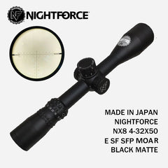 NIGHTFORCE NX8 4-32X50 E SF SFP MOAR