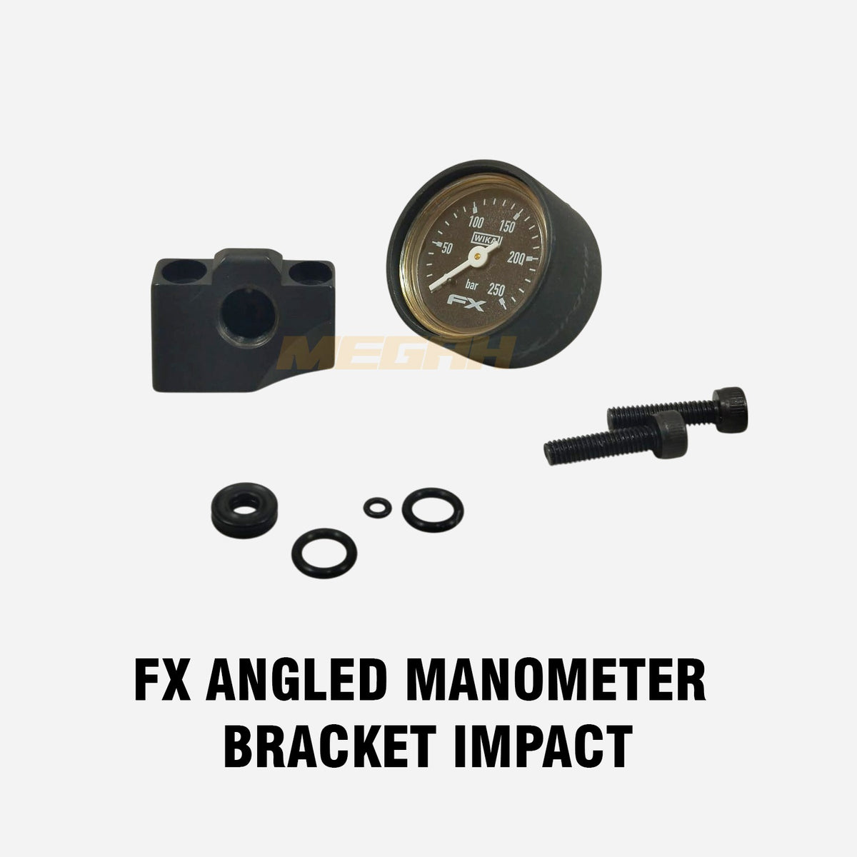 FX ANGLED MANOMETER BRACKET IMPACT Gambar utama produk