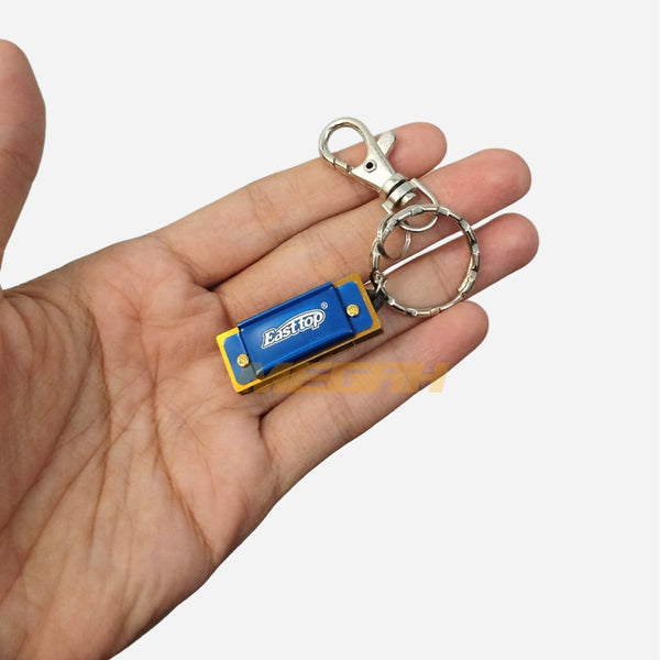 MINI HARMONICA EAST STOP 4 HOLES KEYCHAIN