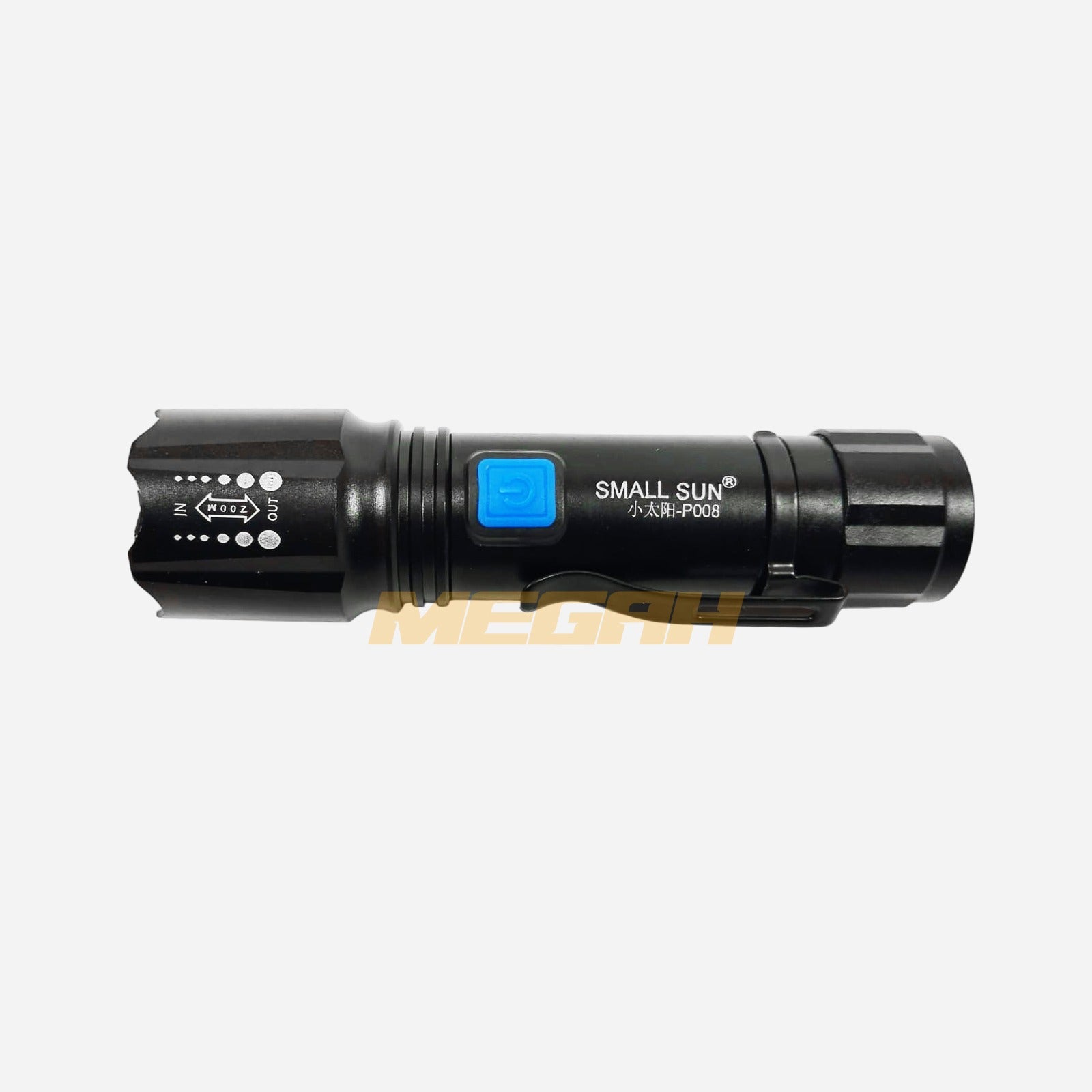 SENTER PUTIH SMALL SUN STRONG LIGHT FLASHLIGHT Gambar sekunder produk