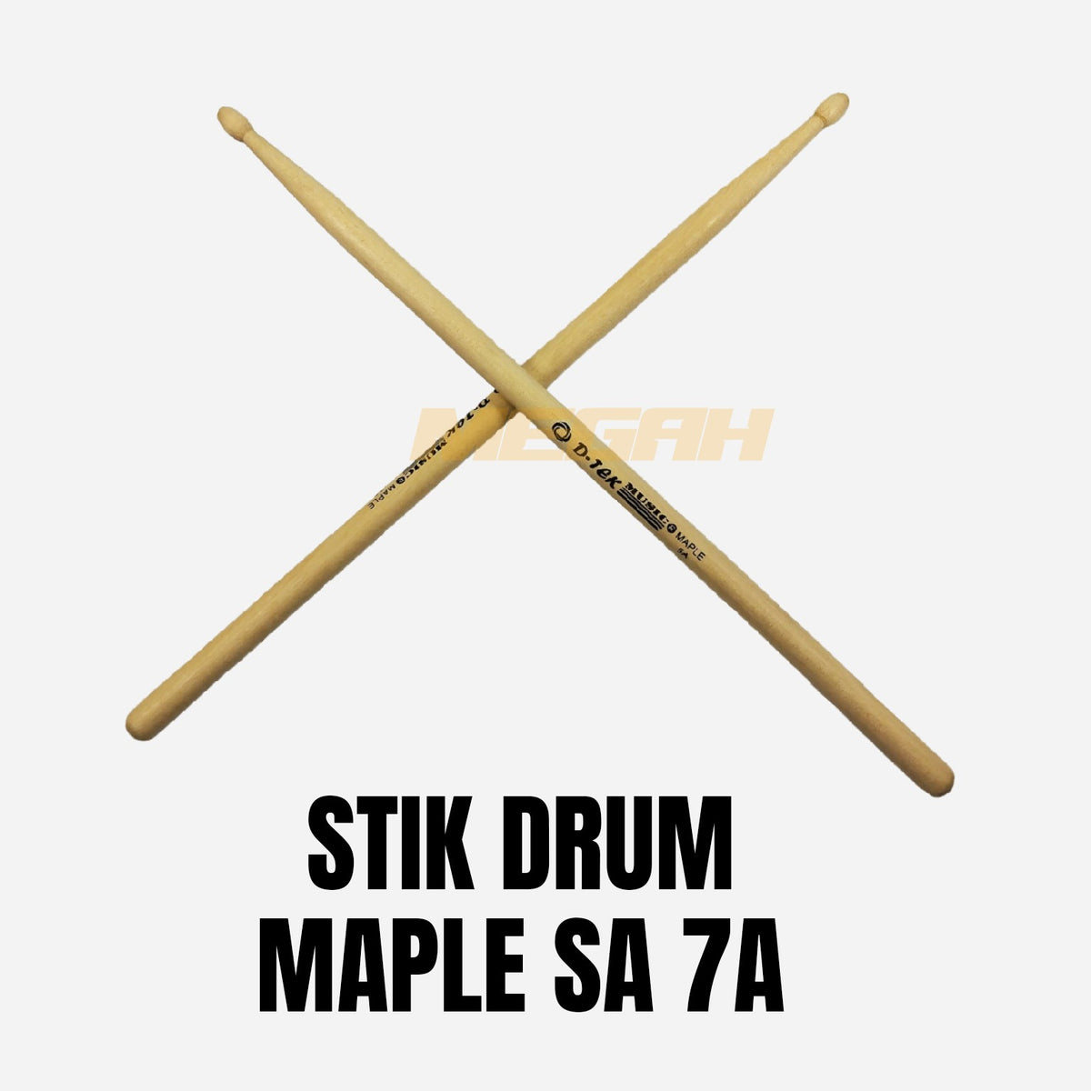 Stick Drum Maple Import 7A/Stik drum Import Play beat - 7A Gambar utama produk
