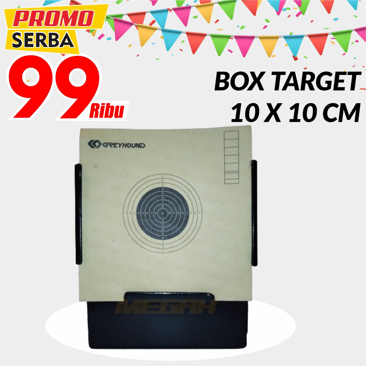 BOX TARGET 10X10 CM Gambar utama produk