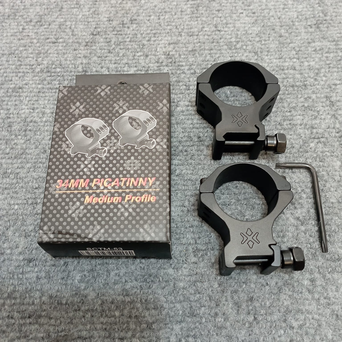 MOUNTING VECTOR OD 34MM PICATINNY