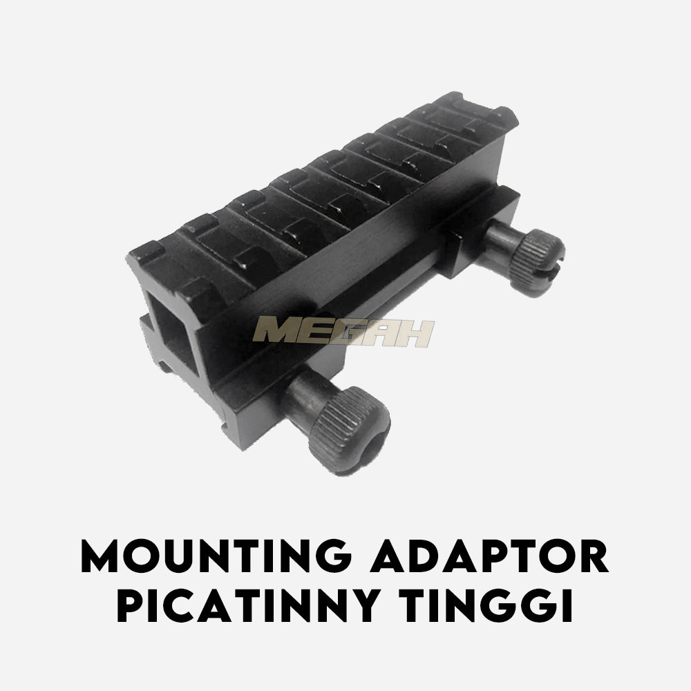 MOUNTING ADAPTOR PICATINNY TINGGI Gambar utama produk