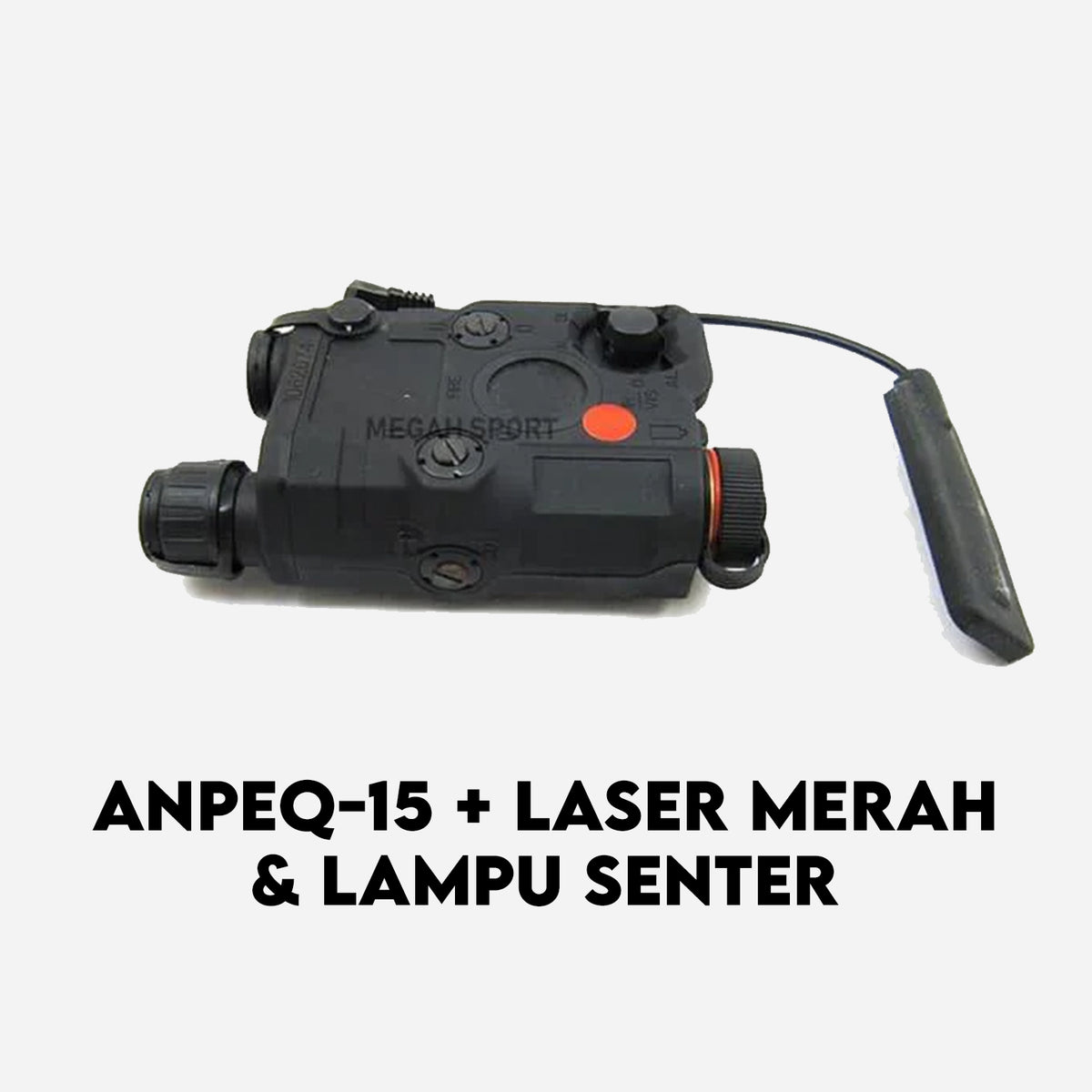 ANPEQ-15 + LASER MERAH DENGAN LAMPU SENTER (OG450) Gambar utama produk