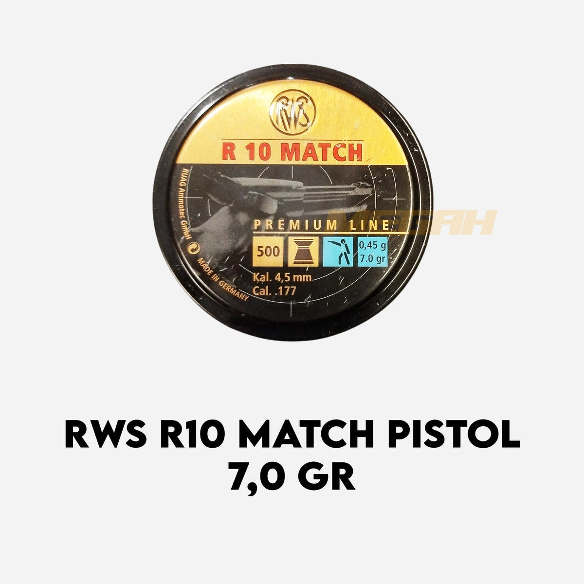 RWS R10 MATCH PISTOL 7,0 gr Gambar utama produk