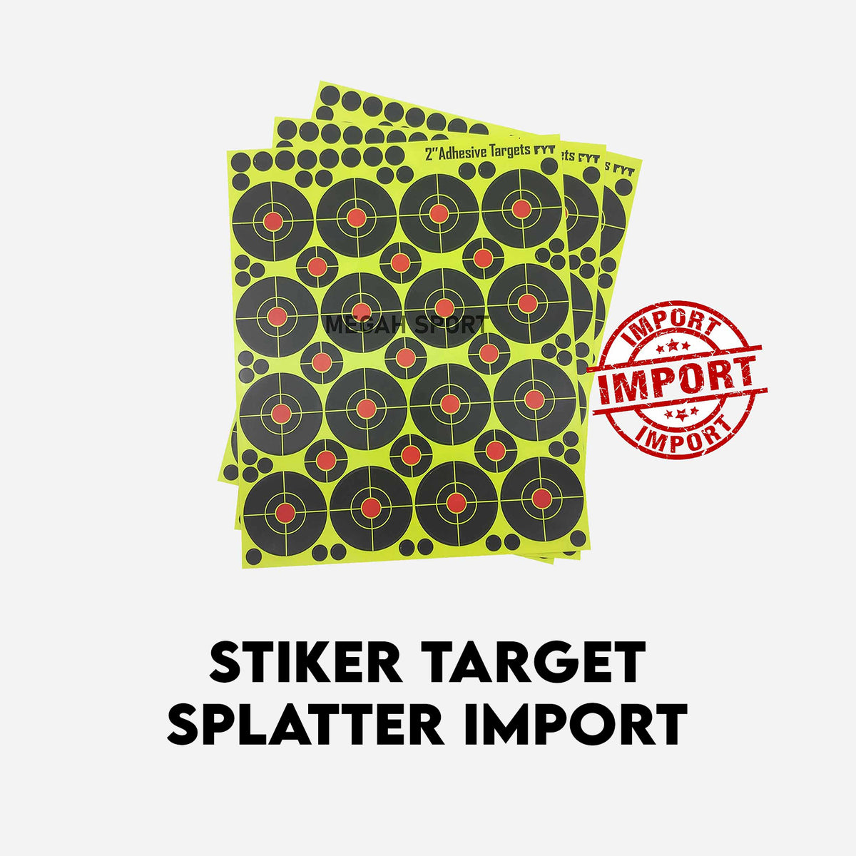 STIKER TARGET SPLATTER IMPORT Gambar utama produk