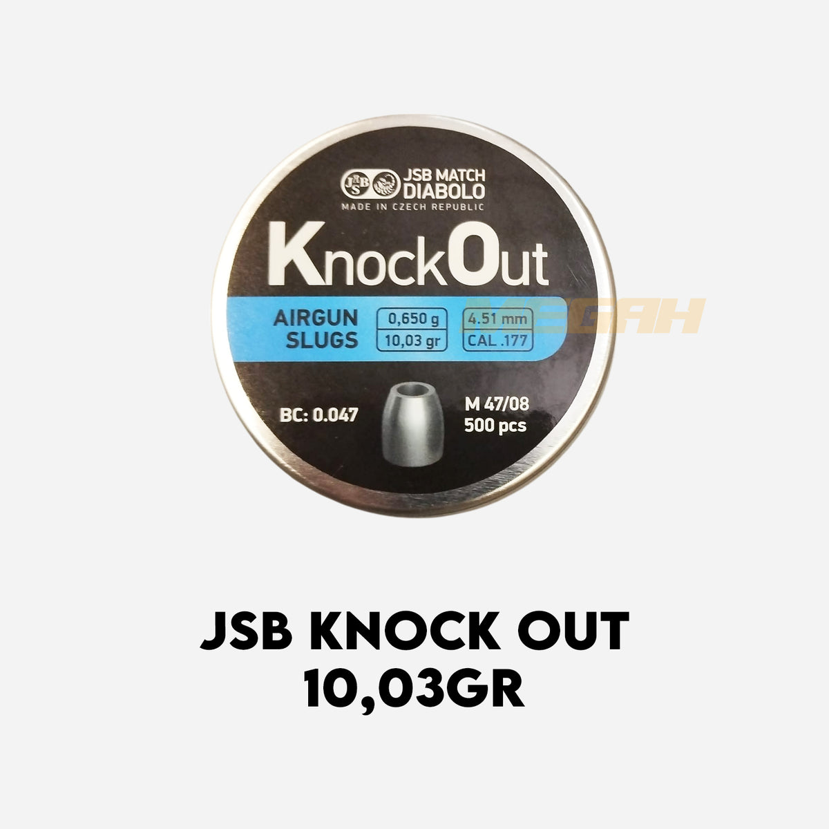 SLUG JSB KNOCK OUT 10,03gr BELI 1 GRATIS 1