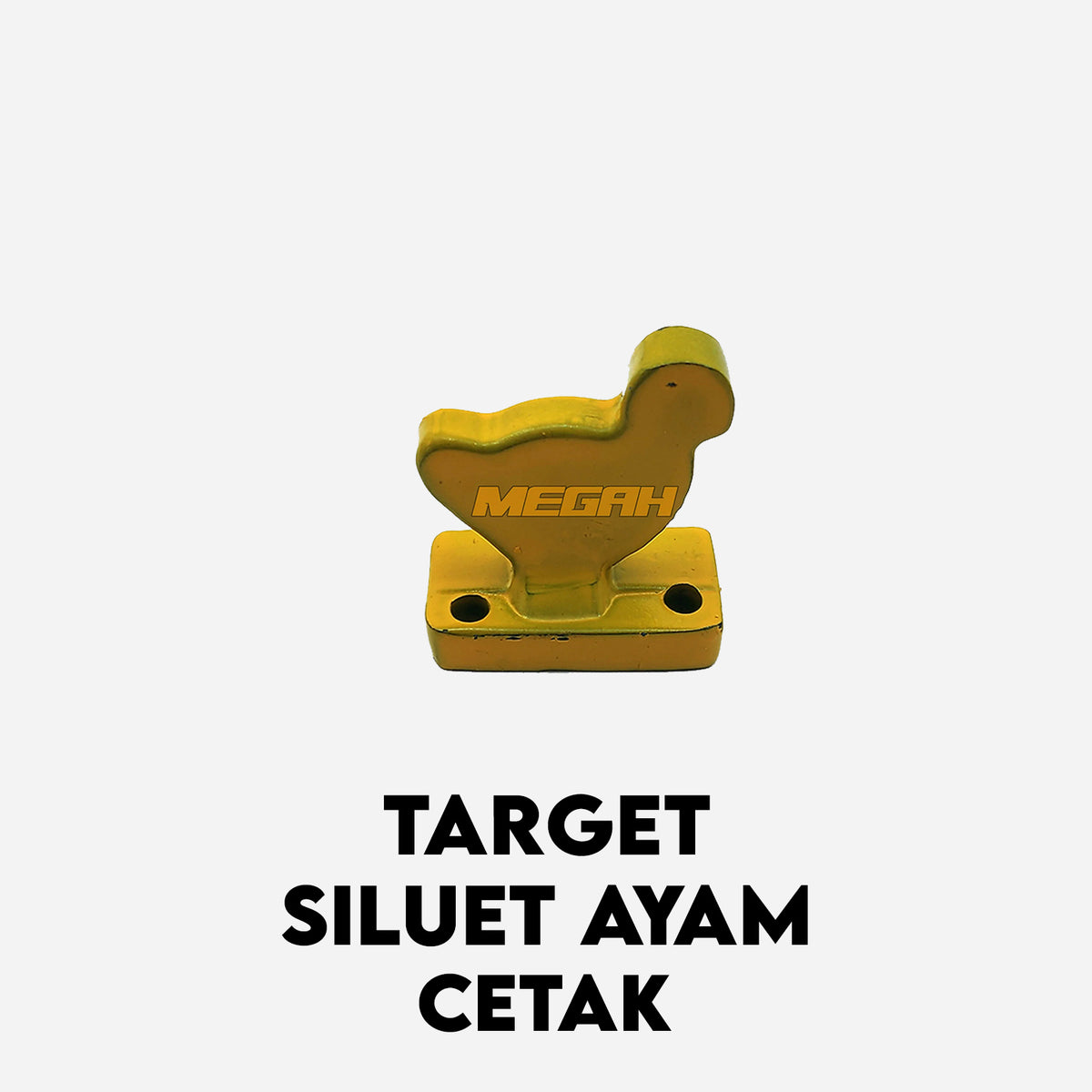 SILUET / TARGET AYAM CETAK
