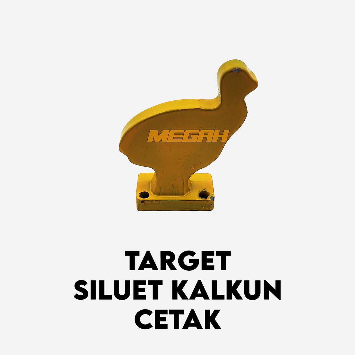 SILUET / TARGET KALKUN CETAK Gambar utama produk