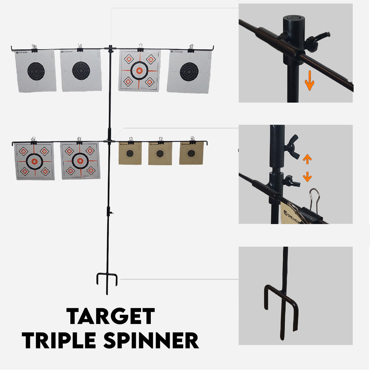 PAPER TARGET STAND (PE483) Gambar utama produk