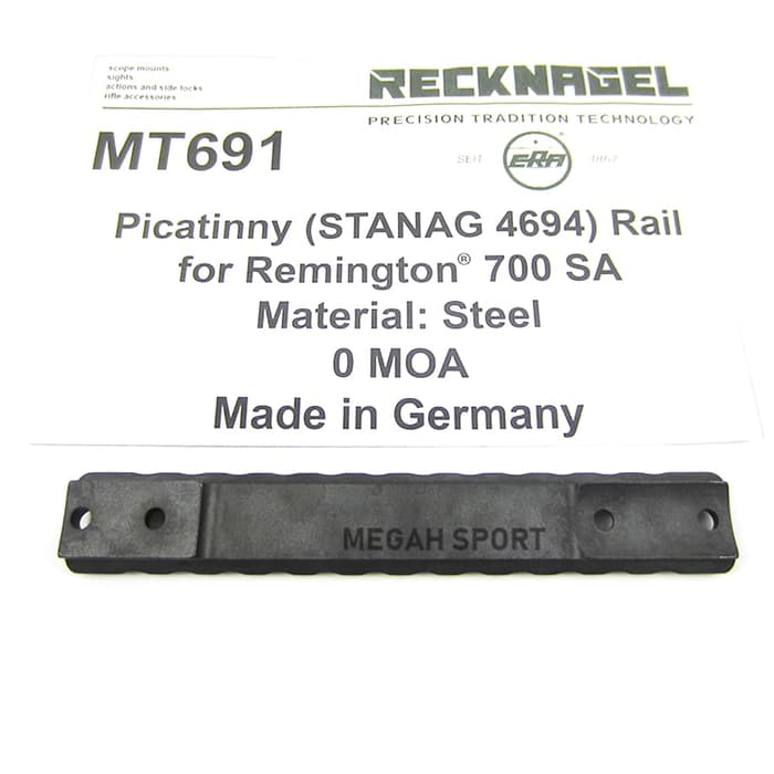 RECKNAGEL GERMANY 1-PIECE BASE MOUNT for REMINGTON 700 SA (MT691) - Megah Sport