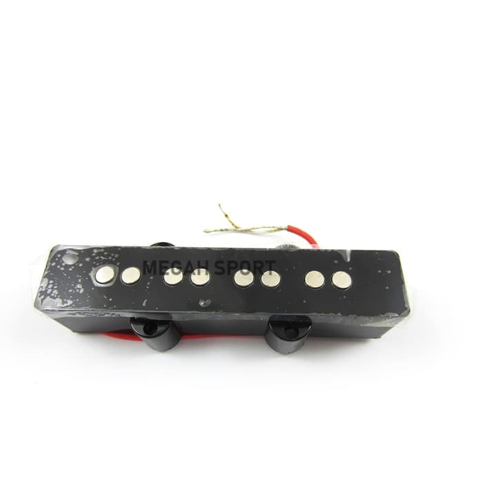 PICK UP JAZZ BASS SINGLE 4 STRING BRIDGE/NECK - BLACK AG794 - Megah Sport Gambar utama produk