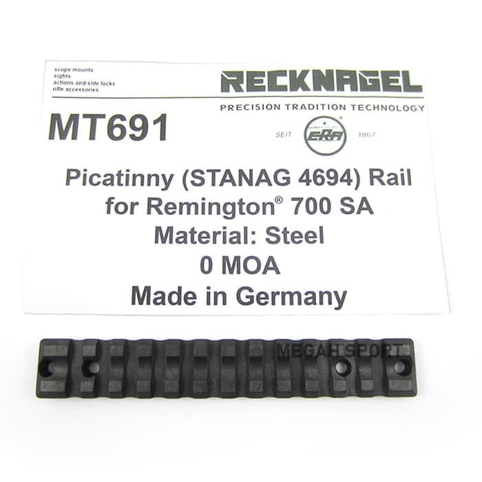 RECKNAGEL GERMANY 1-PIECE BASE MOUNT for REMINGTON 700 SA (MT691) - Megah Sport