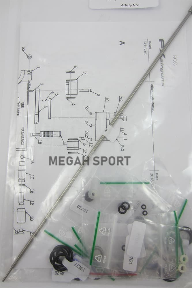 REPAIR KIT FX IMPACT MKII Gambar sekunder produk