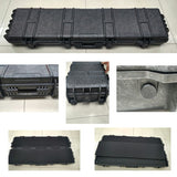 GUN CASE HARDCASE / BOX SENAPAN + RODA 138X38X17CM FIBER GLASS