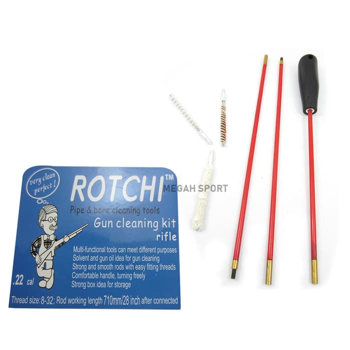 CLEANING STIK 3PC 5,5MM 22 CAL (AS596) - Megah Sport